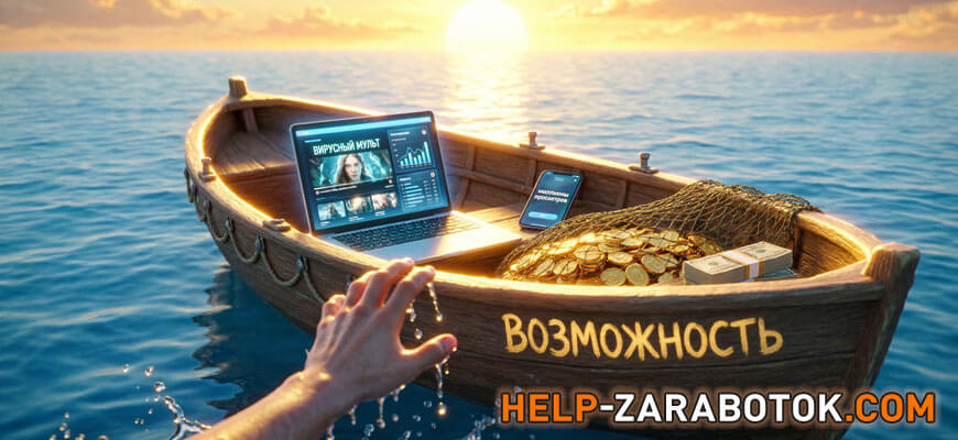 Возможность разбогатеть подплыла к вам - пошаговый видео курс как спасательная лодка для заработка